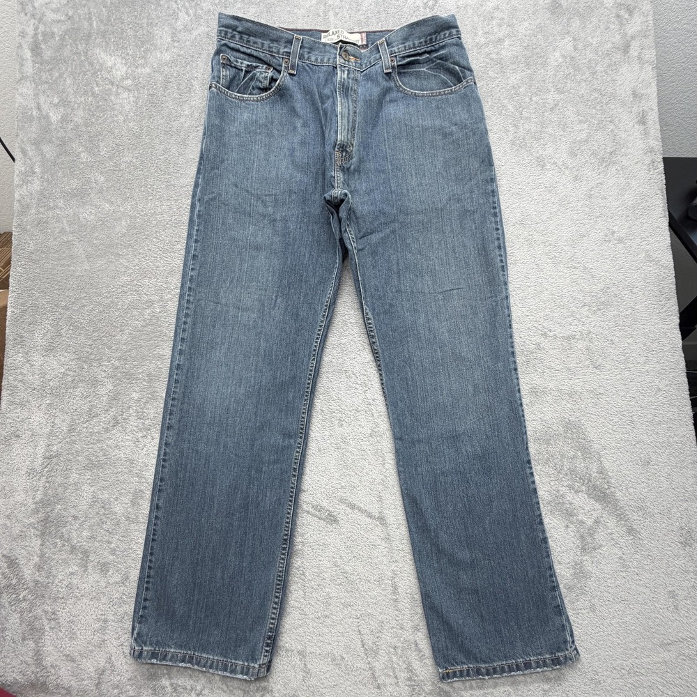 Levis 559 Jeans Mens Measured 36x31 Blue Relaxed Straight‎ Denim Zip Fly
